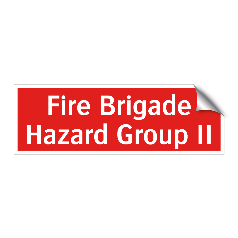 Fire Brigade Hazard Group II