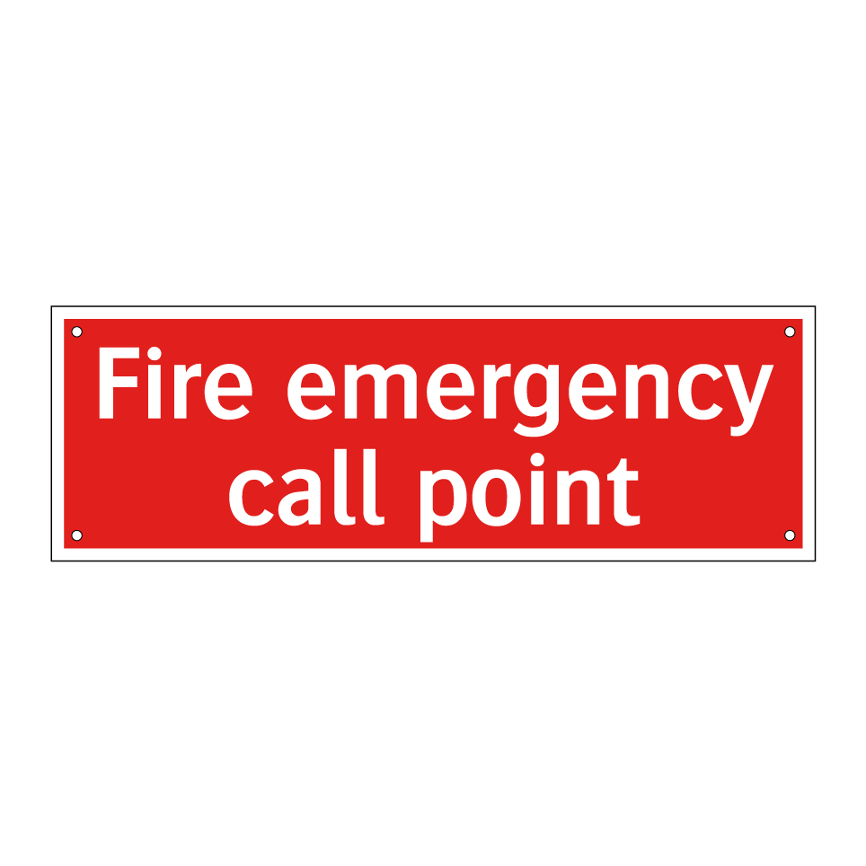 Fire emergency call point