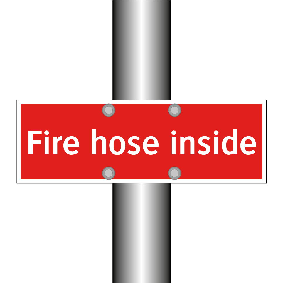 Fire hose inside