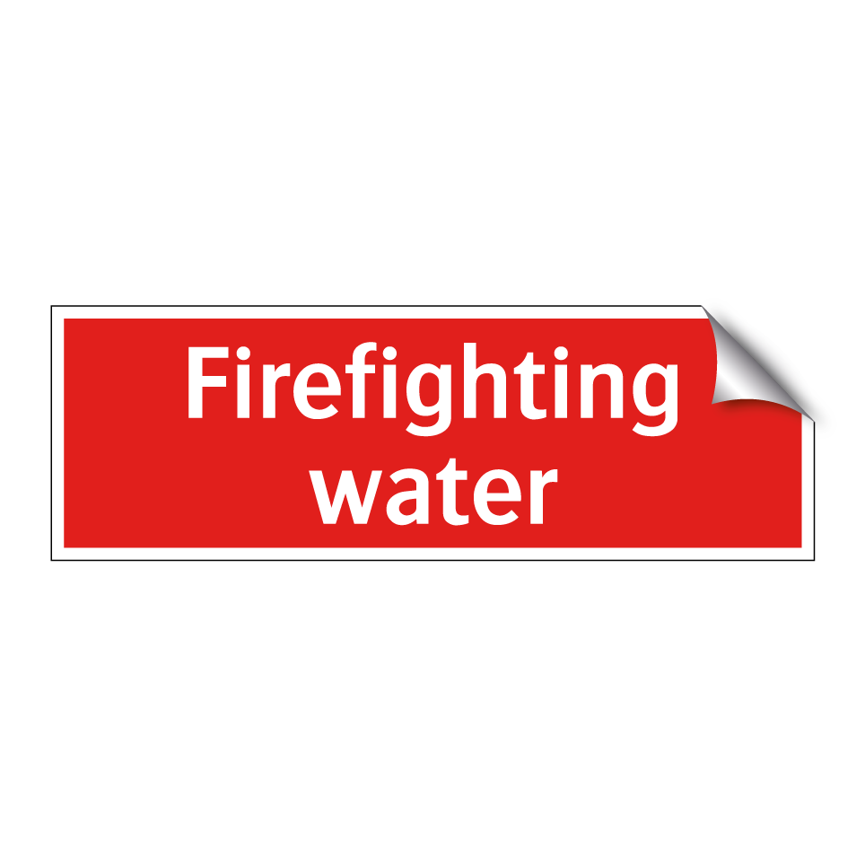 Firefighting water