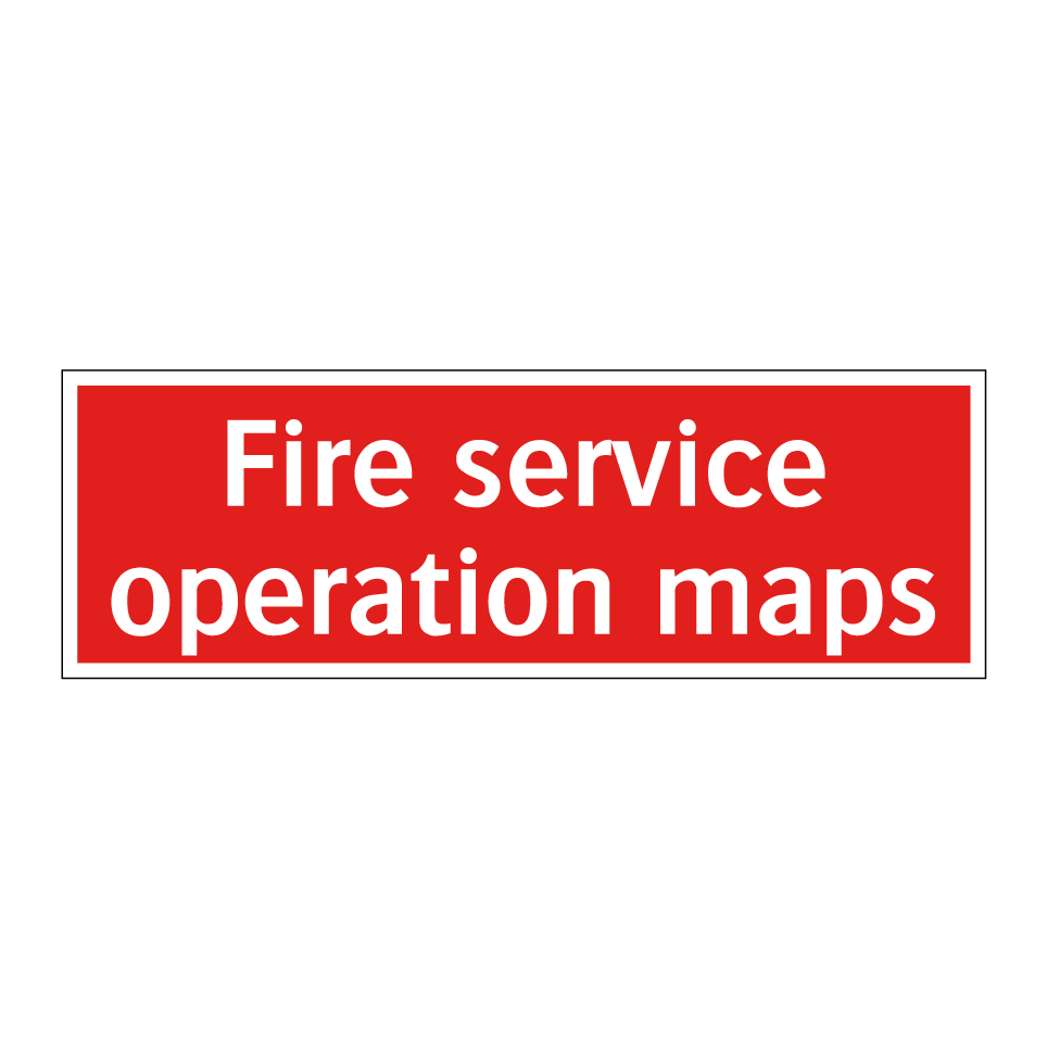 Fire service operation maps