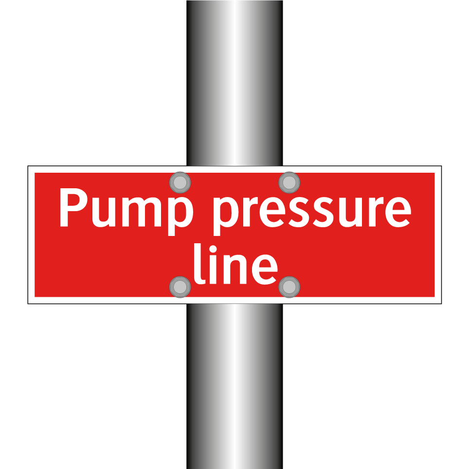 Pump pressure line