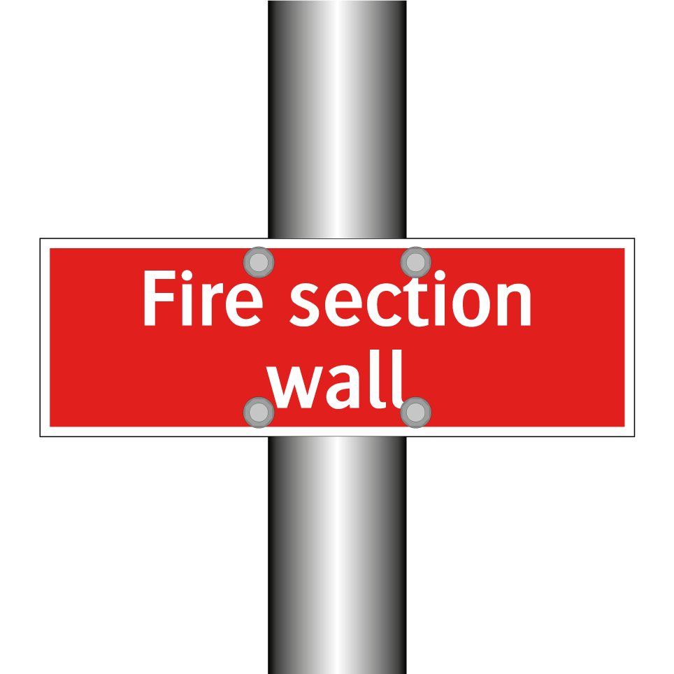 Fire section wall