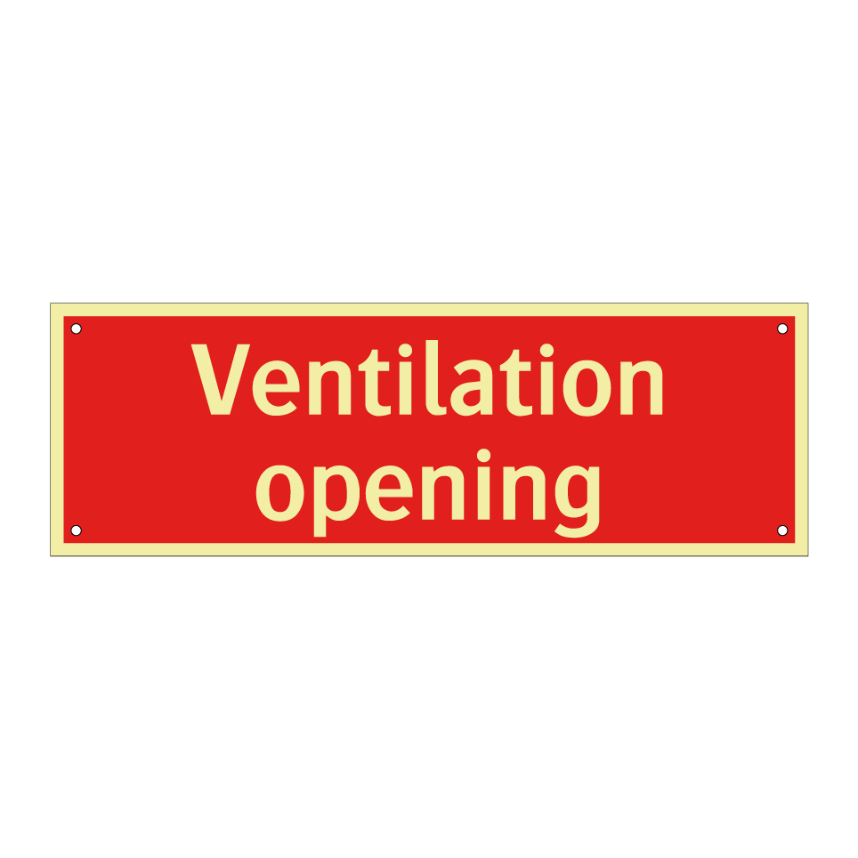 Ventilation opening