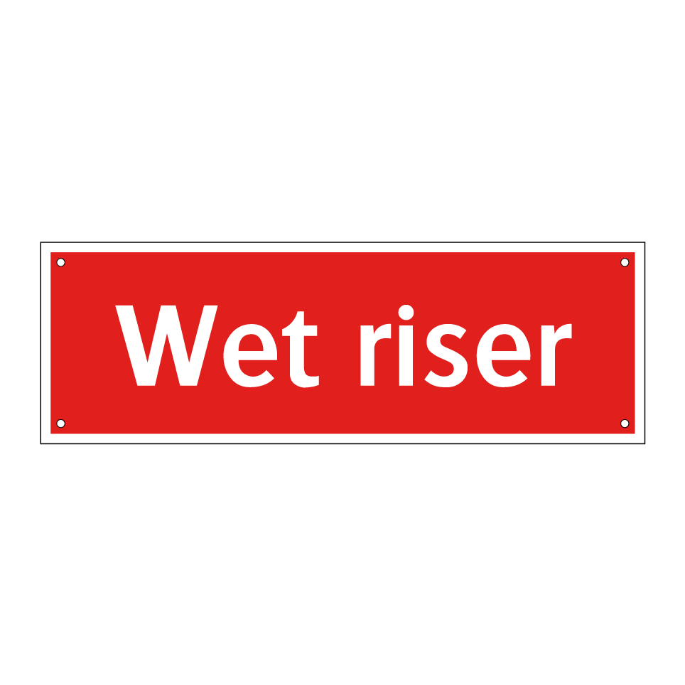 Wet riser