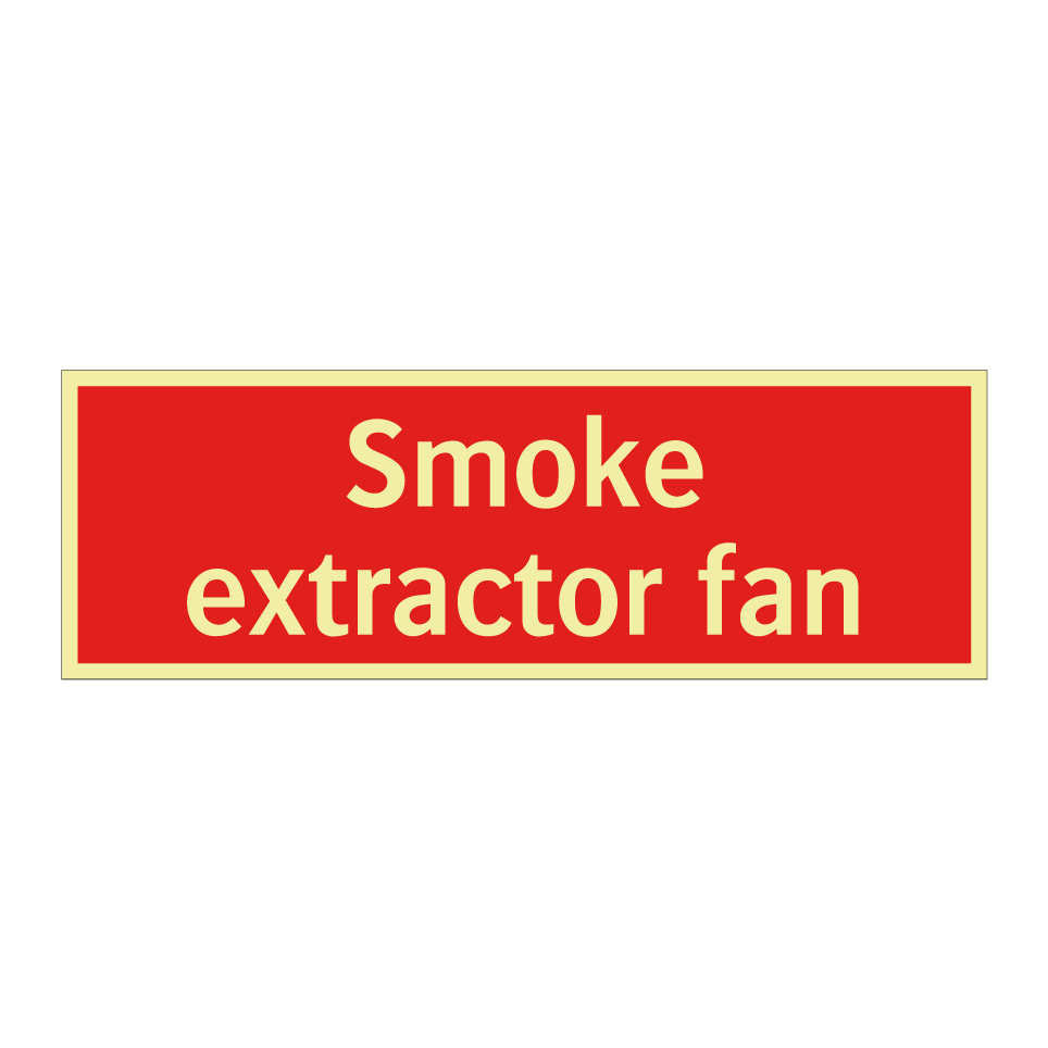 Smoke extractor fan