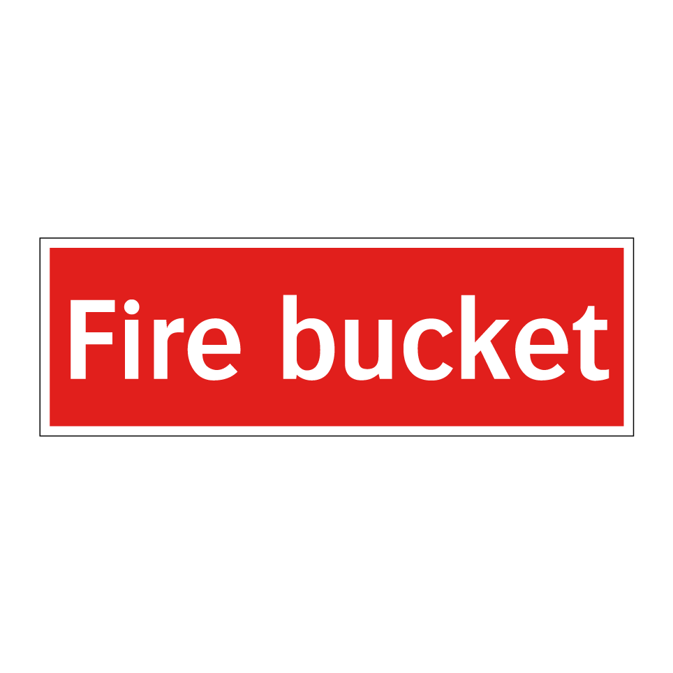 Fire bucket