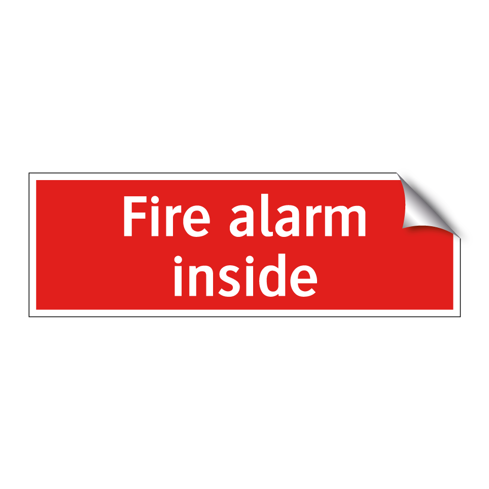 Fire alarm inside