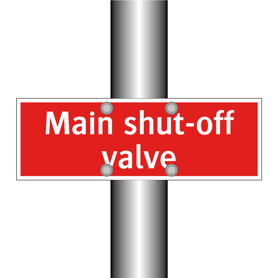 Main shut-off valve