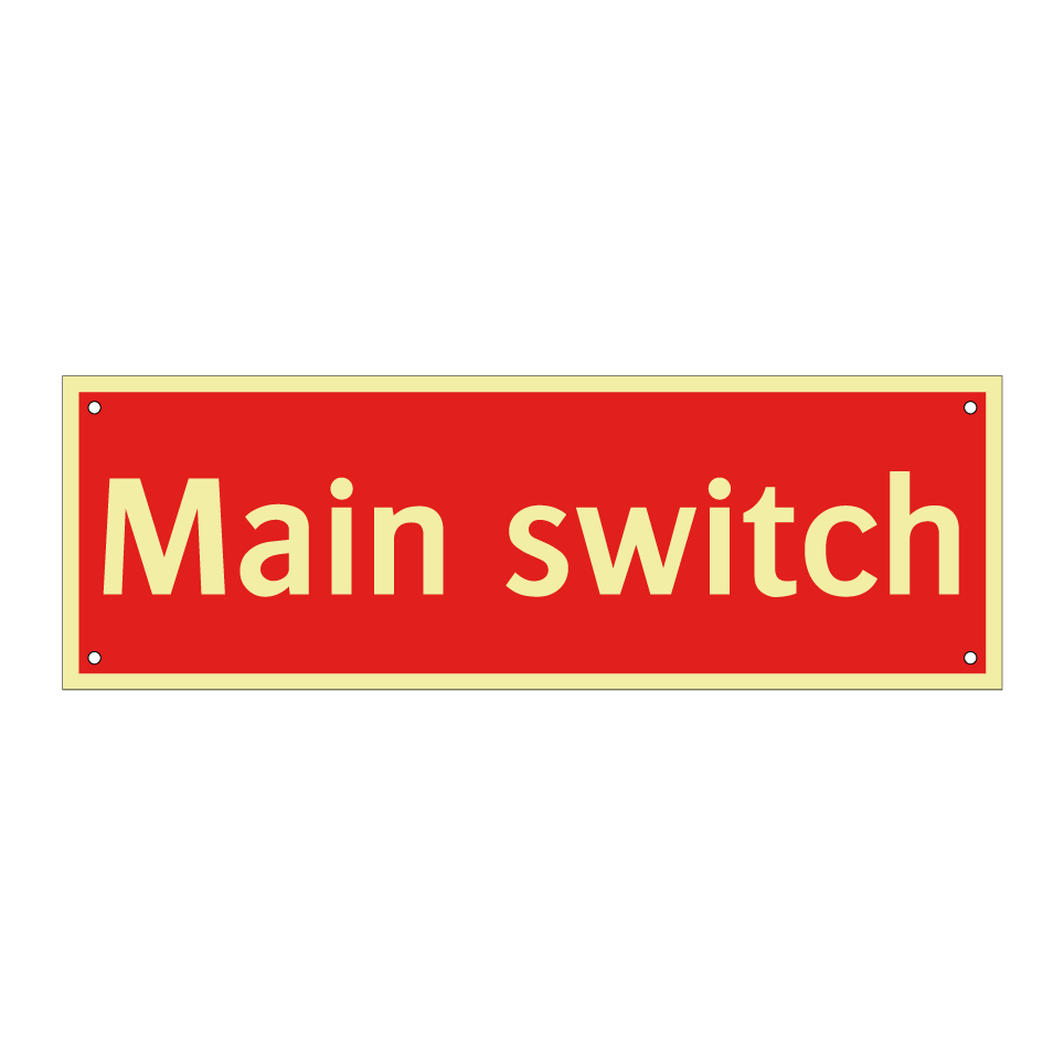 Main switch