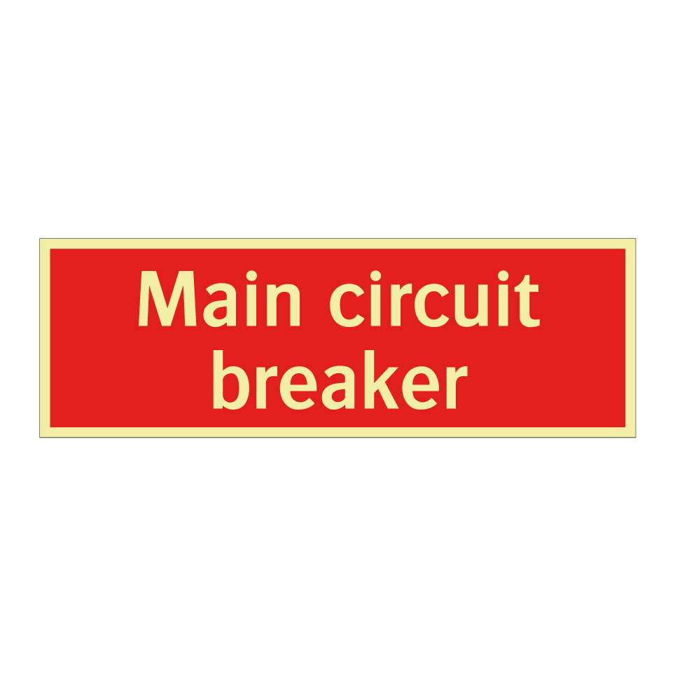 Main circuit breaker