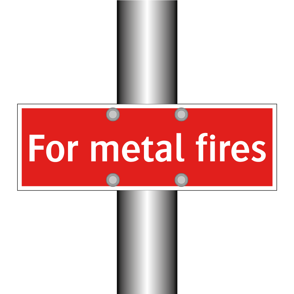 For metal fires