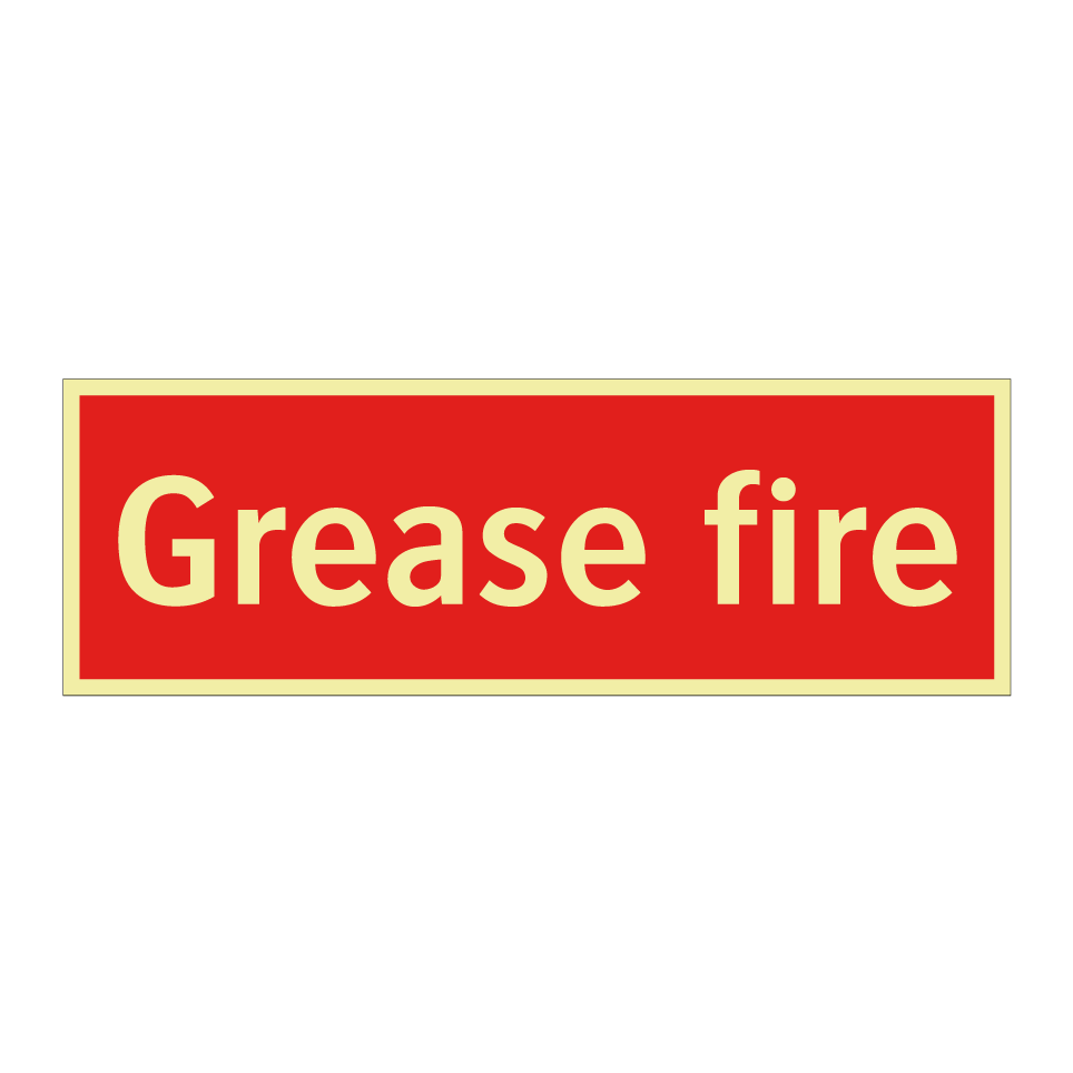 Grease fire