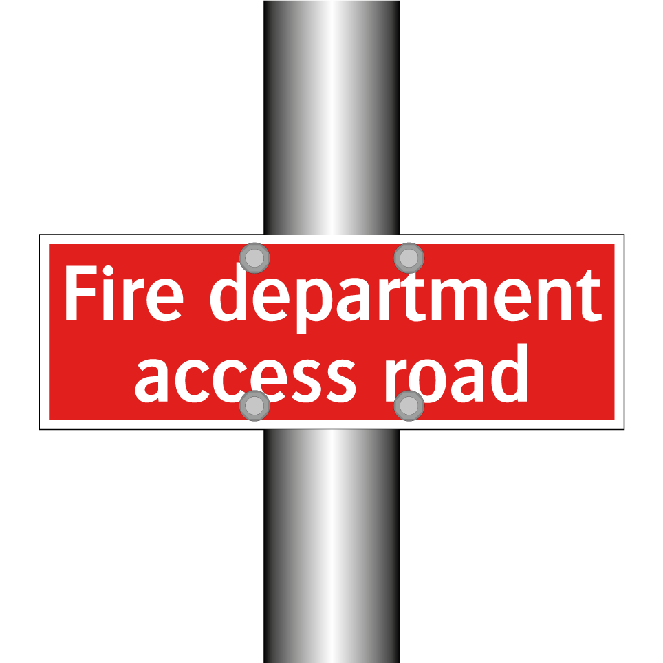 Fire department access road