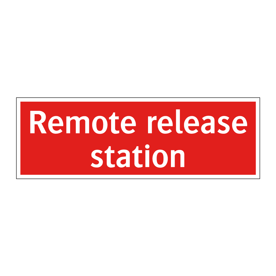 Remote release station
