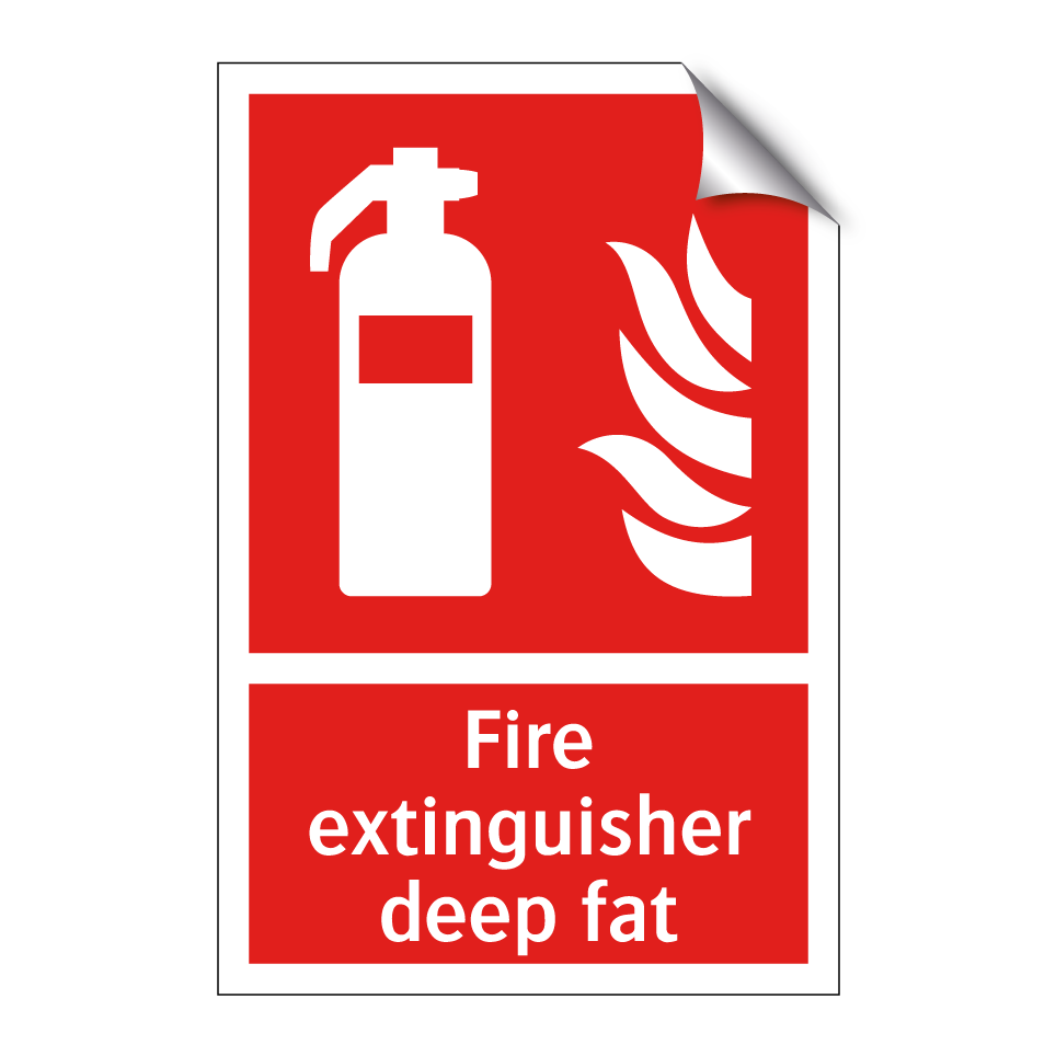 Fire extinguisher deep fat