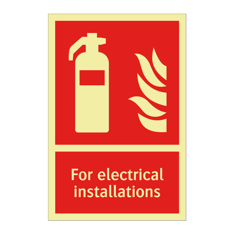 For electrical installations
