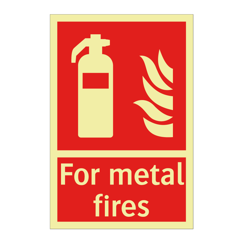 For metal fires