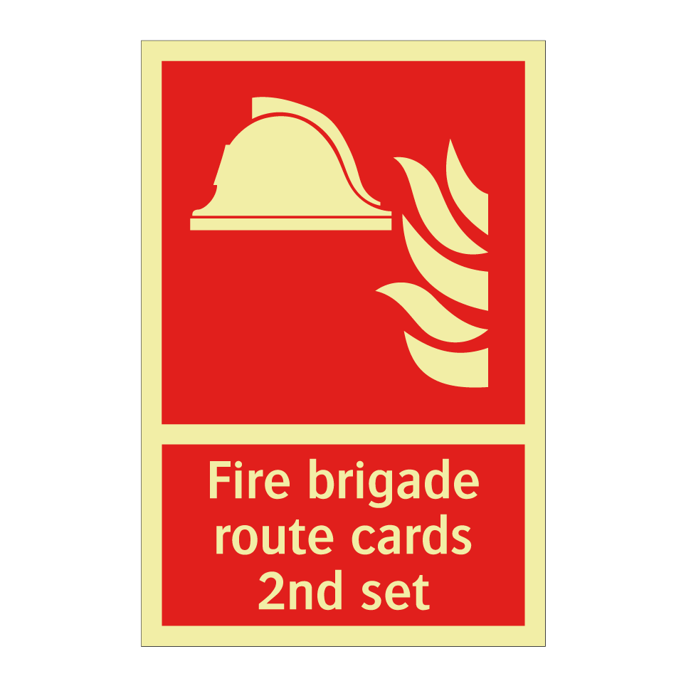 Fire brigade route cards 2nd set