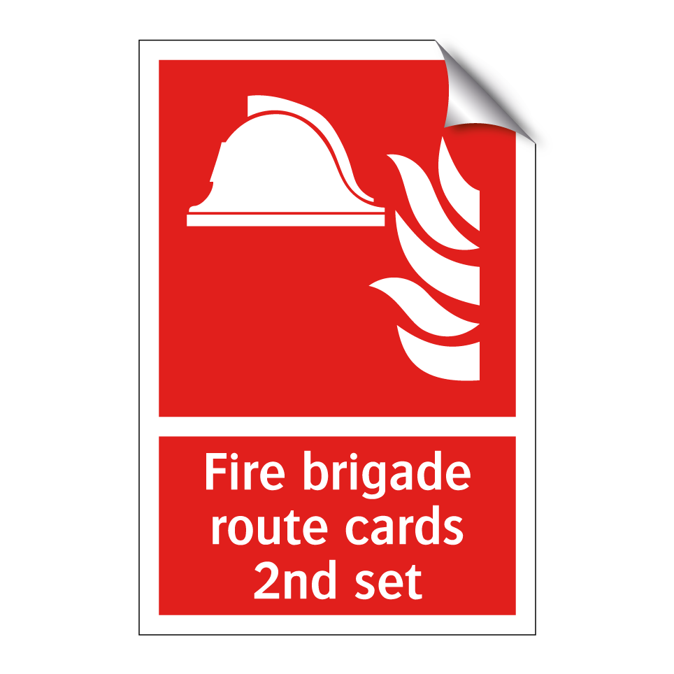 Fire brigade route cards 2nd set