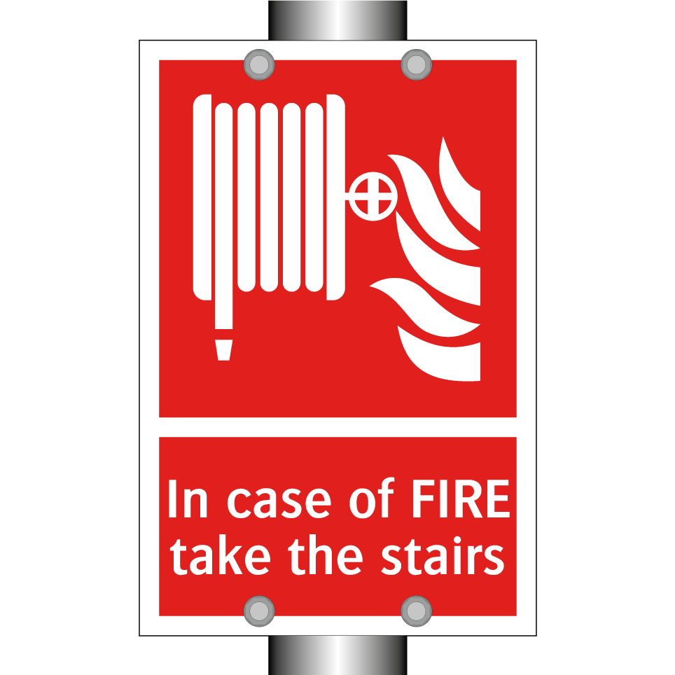 In case of FIRE take the stairs