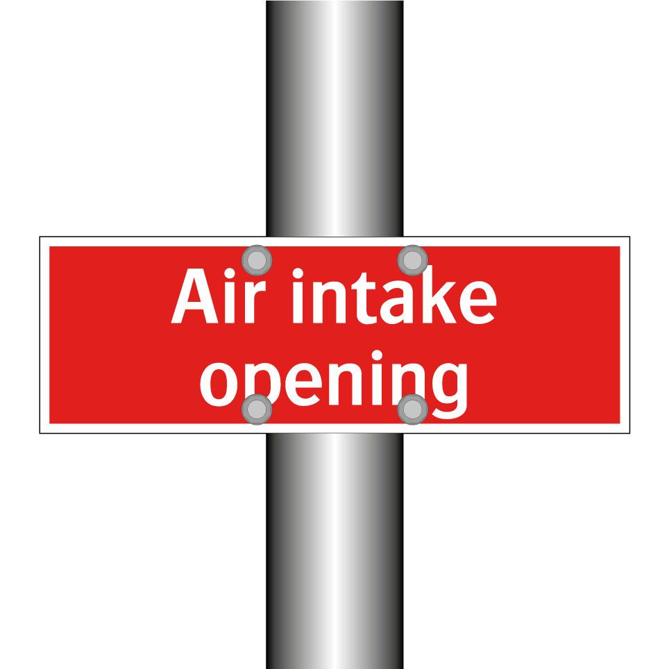 Air intake opening