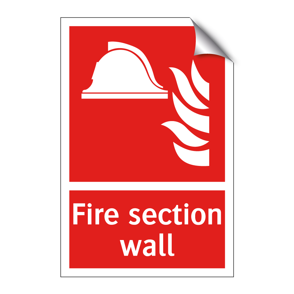 Fire section wall