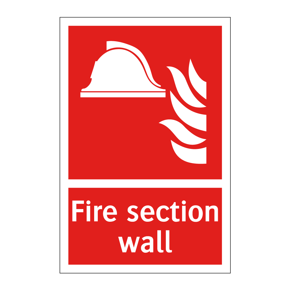 Fire section wall