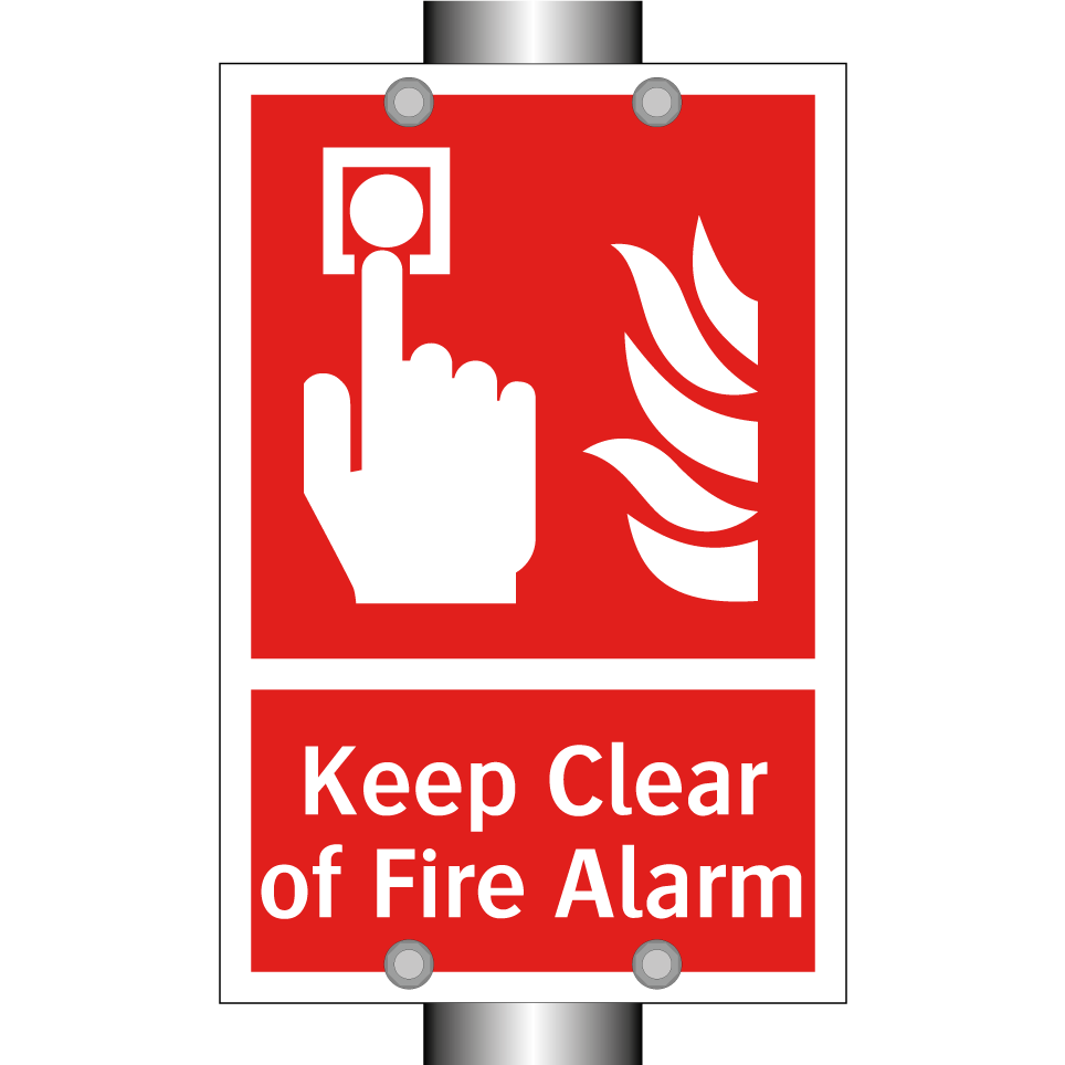 Keep Clear of Fire Alarm