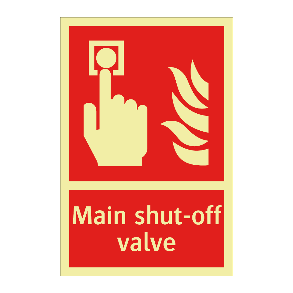 Main shut-off valve