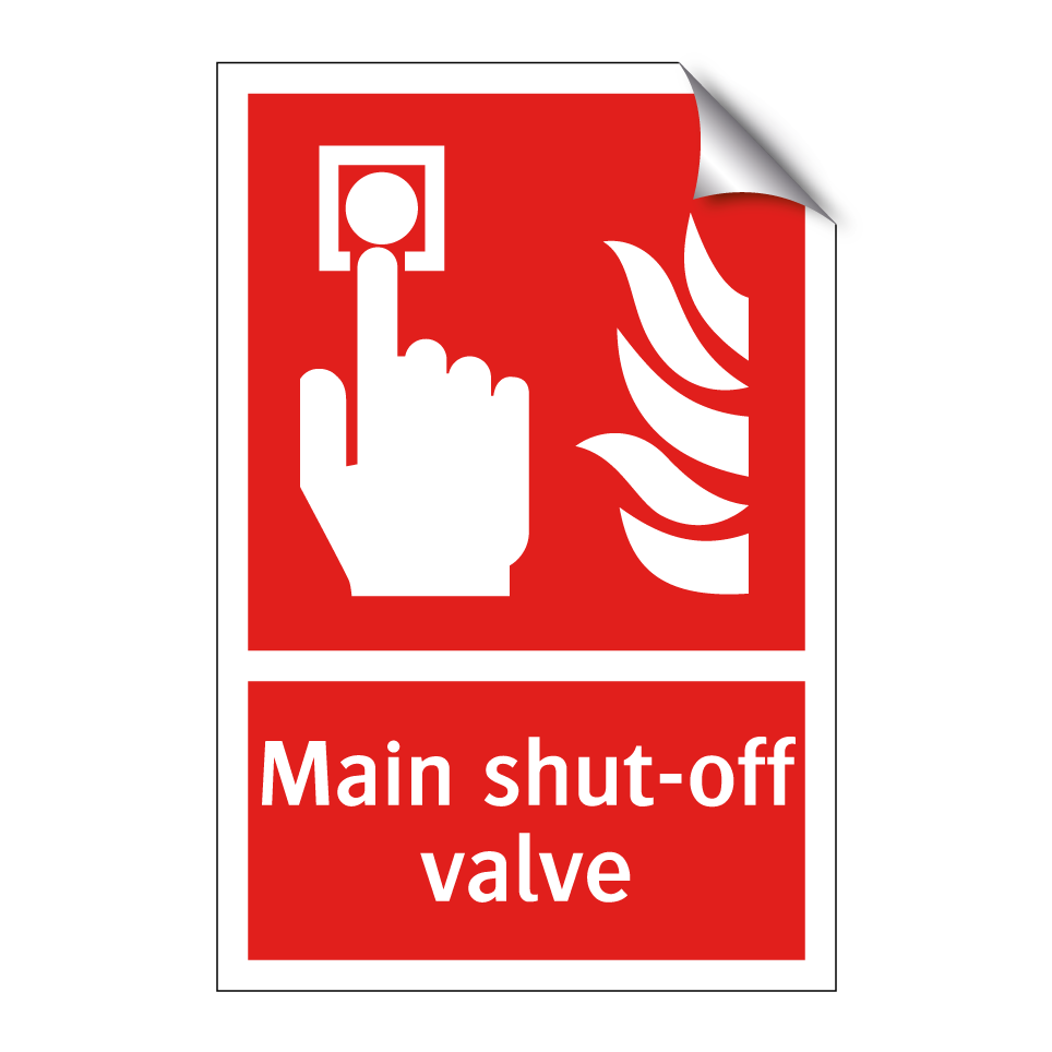 Main shut-off valve