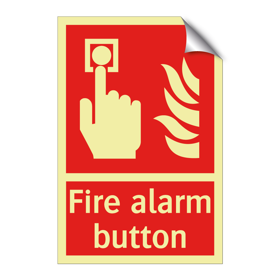 Fire alarm button
