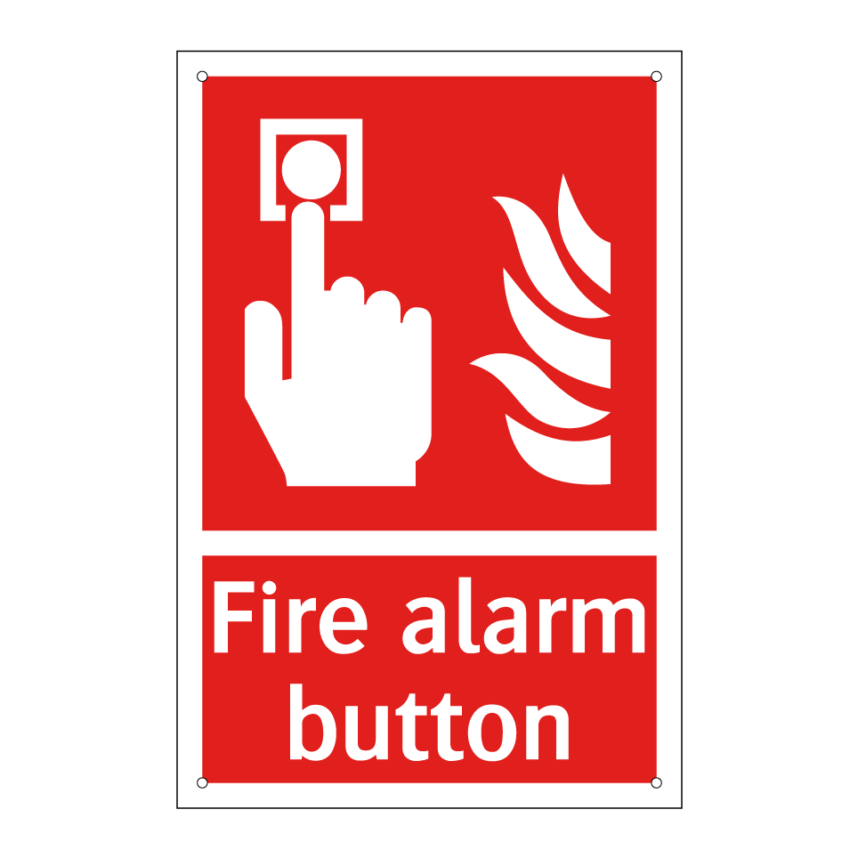Fire alarm button