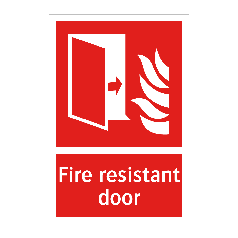 Fire resistant door