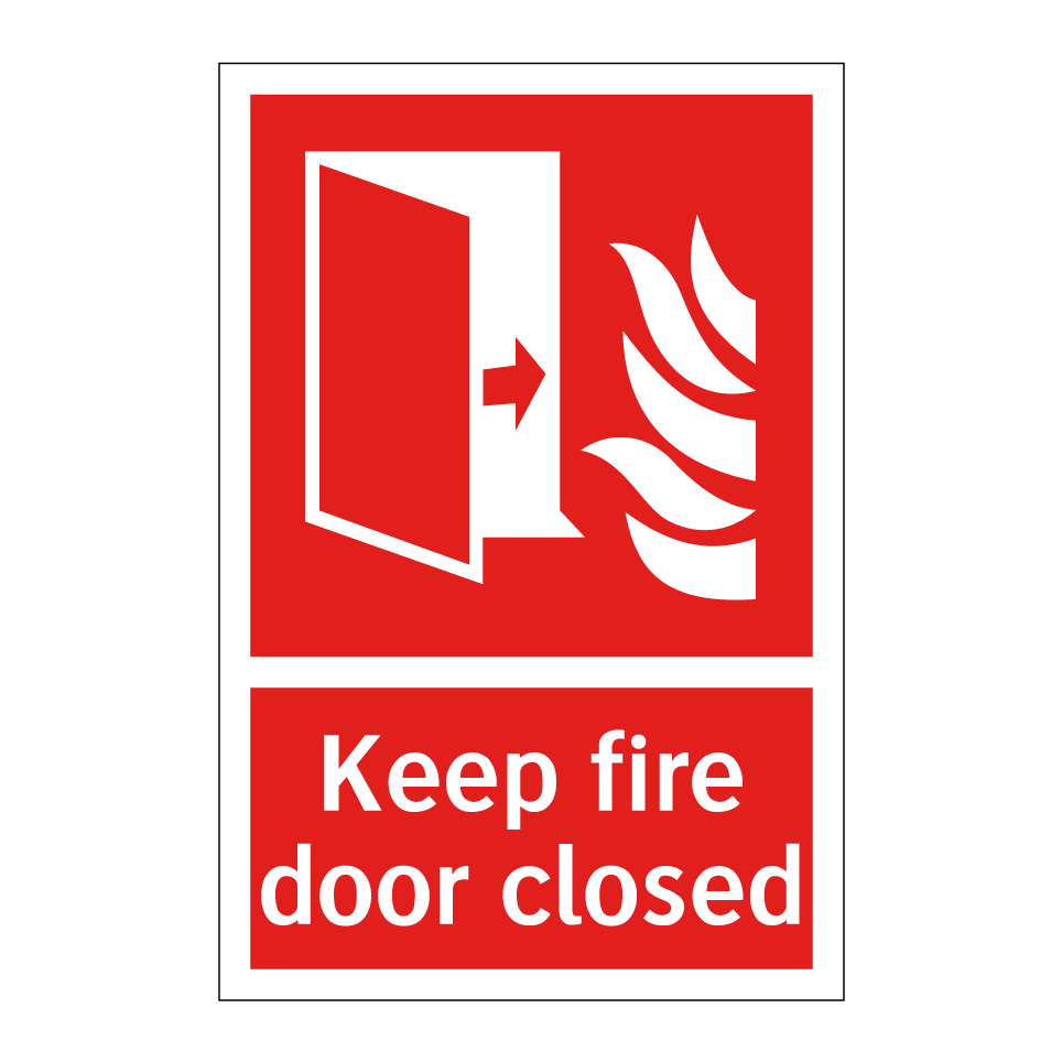 Keep fire door closed