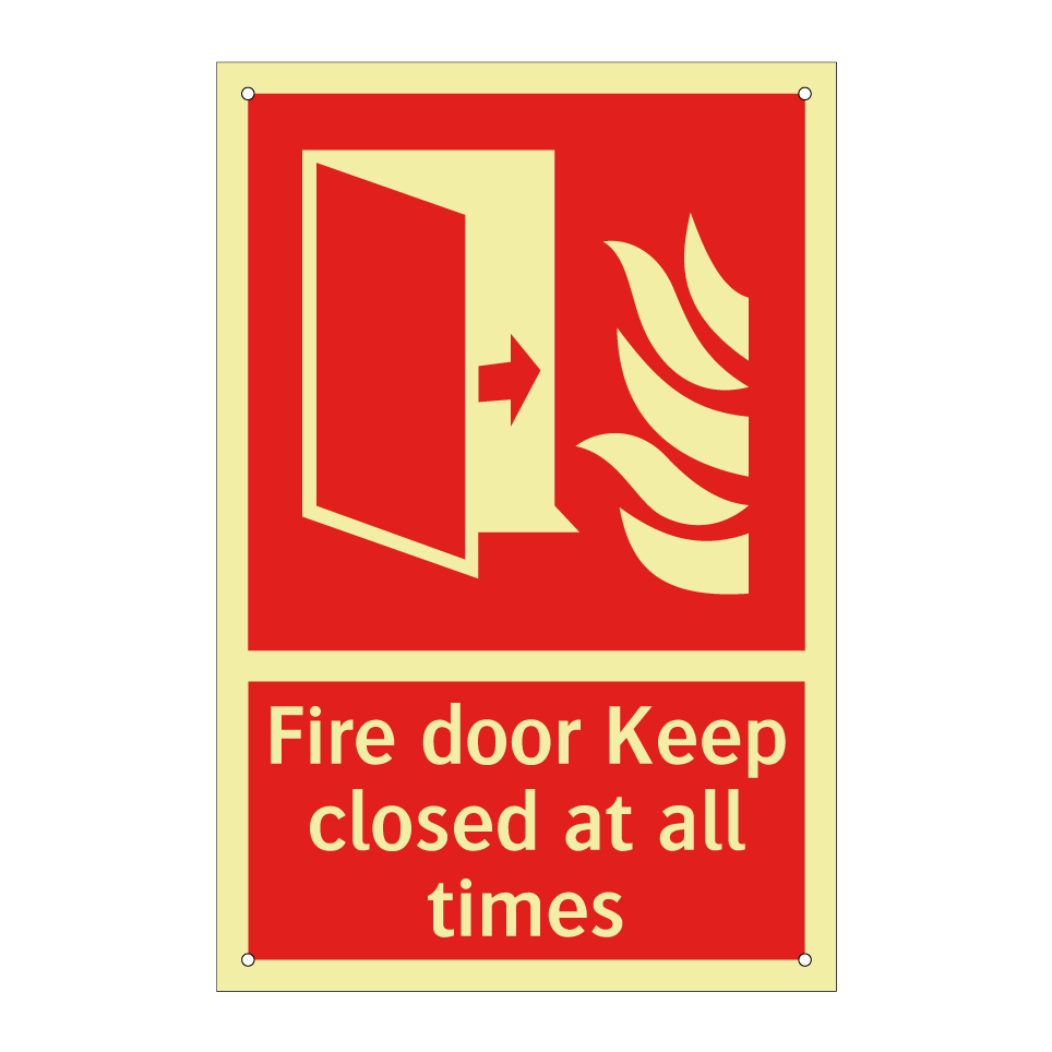 Fire door Keep closed at all times