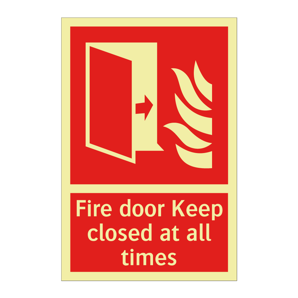 Fire door Keep closed at all times