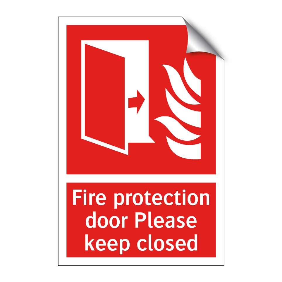 Fire protection door Please keep closed