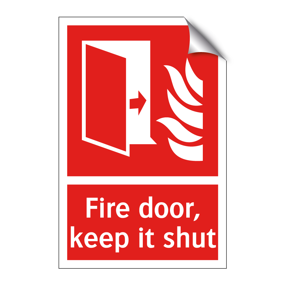Fire door, keep it shut
