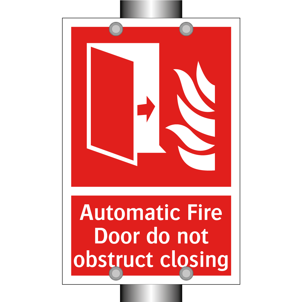 Automatic Fire Door do not obstruct closing