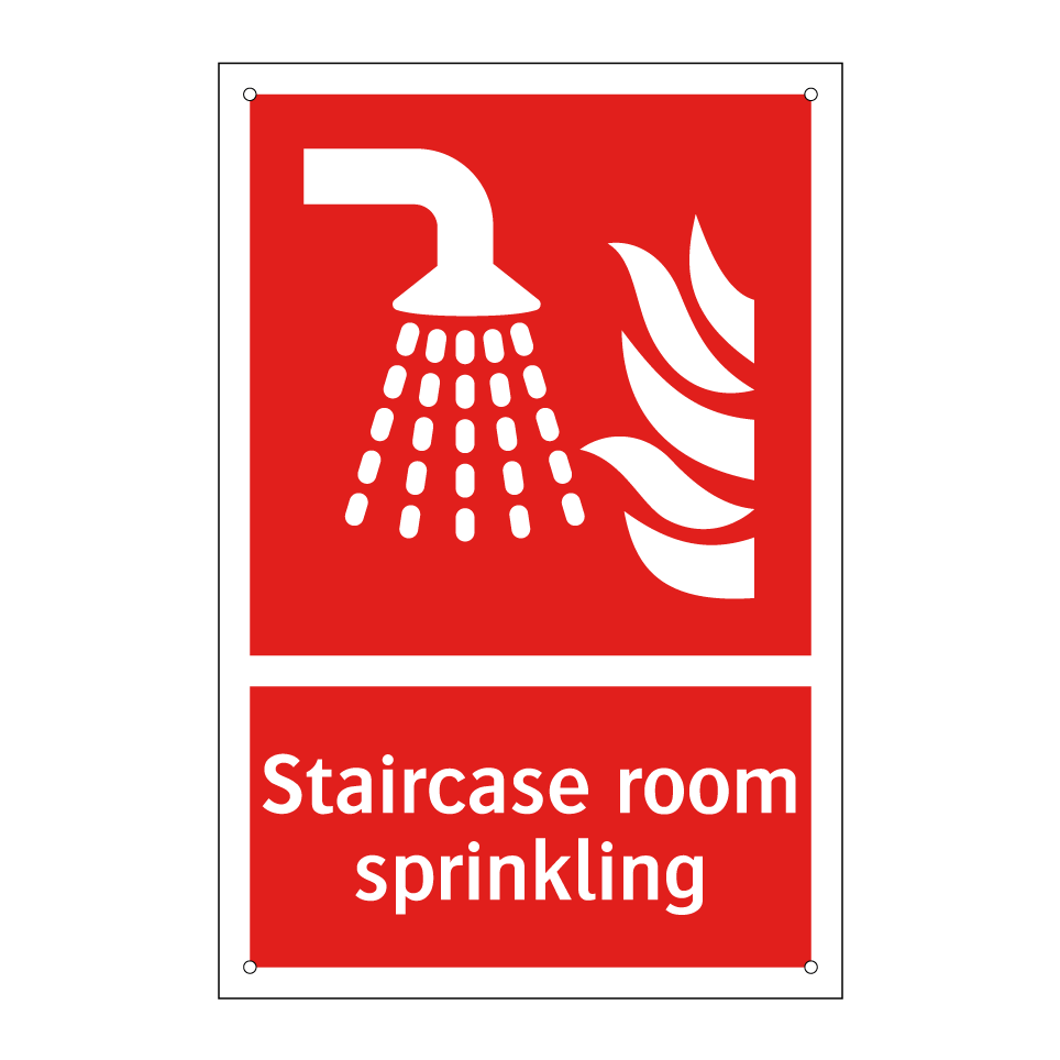 Staircase room sprinkling