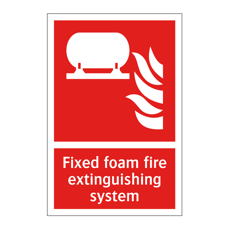 Fixed foam fire extinguishing system