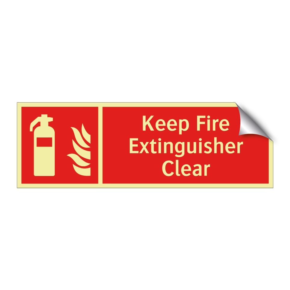 Keep Fire Extinguisher Clear