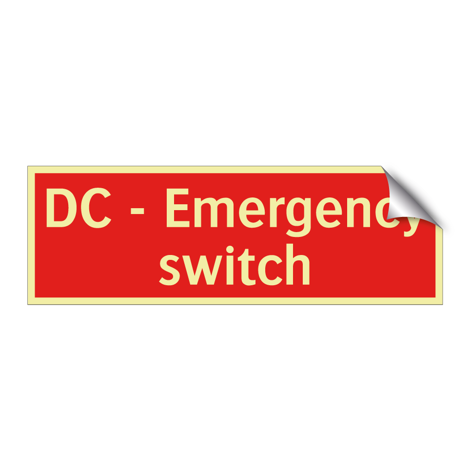 DC - Emergency switch