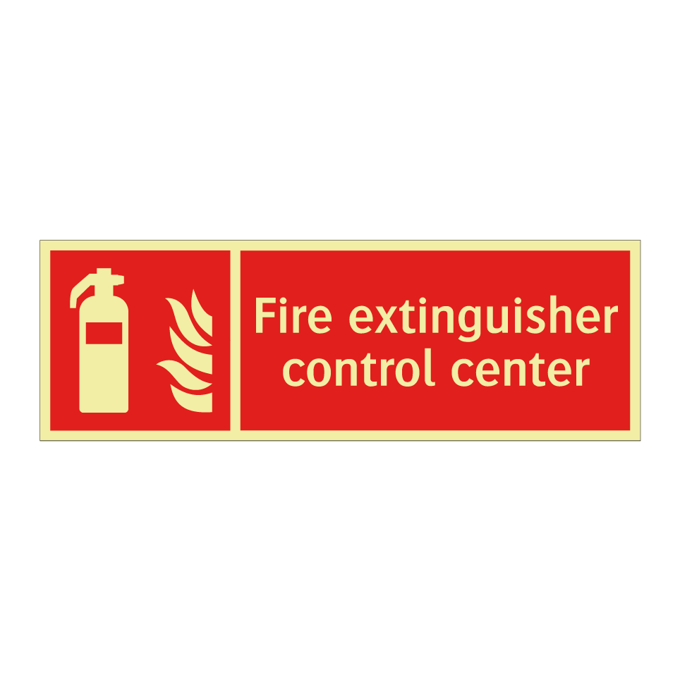Fire extinguisher control center