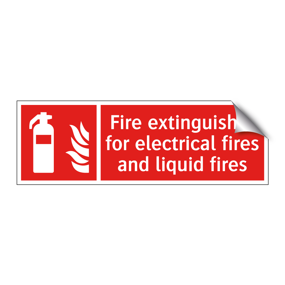 Fire extinguisher for electrical fires and liquid fires