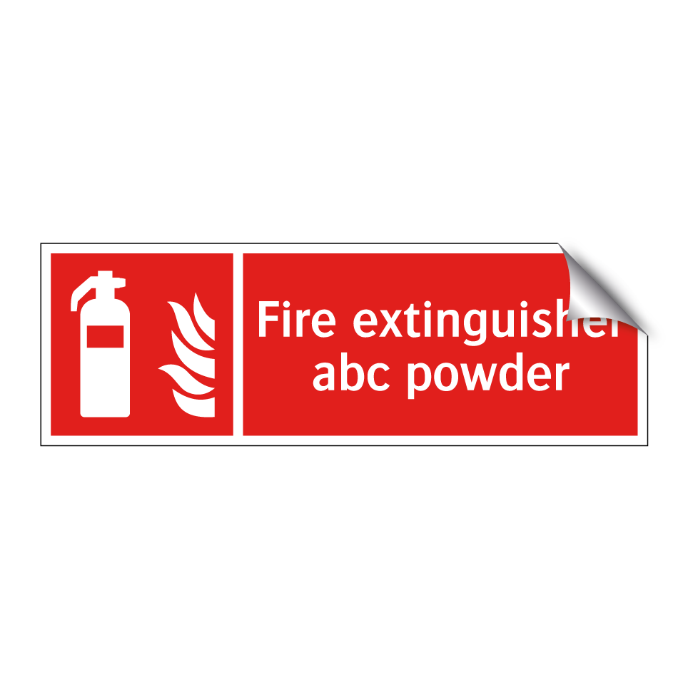 Fire extinguisher abc powder