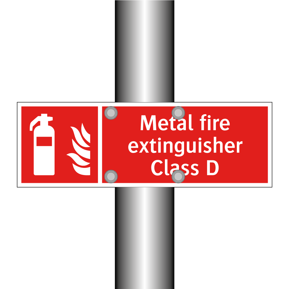 Metal fire extinguisher Class D