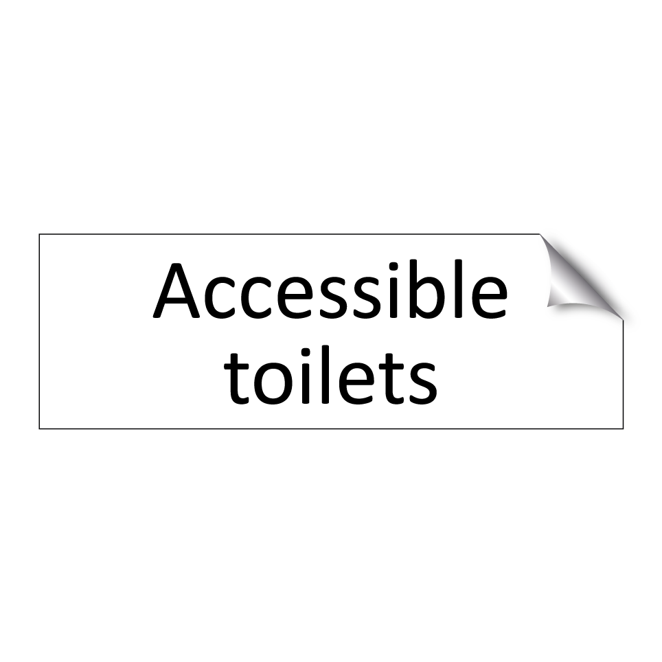 Accessible toilets
