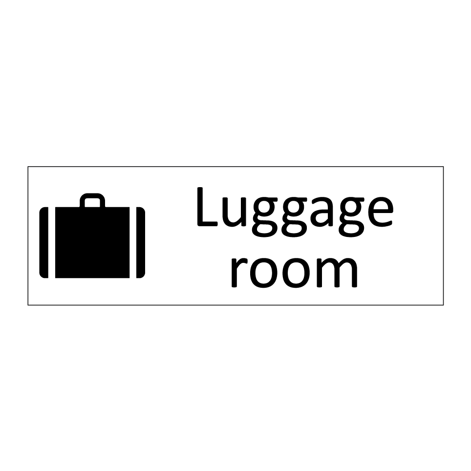 Luggage room
